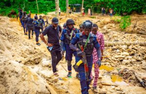 FG shutdown illegal mining site in Kaduna Mining