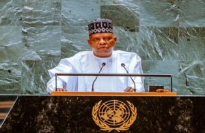 Shettima to address UNGA on Thursday Shettima, Tinubu