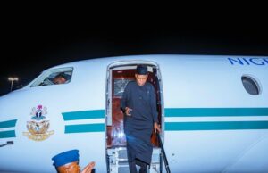 Shettima returns to Nigeria after UNGA81 in New York Shettima, Samoa