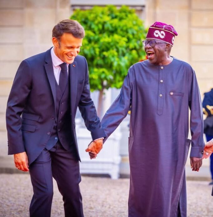 Macron and Tinubu Macron, Tinubu