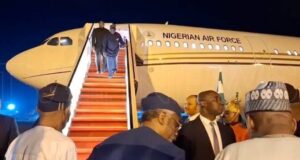 Tinubu returns to Abuja after Sallah break in Lagos Nigeria, Tinubu