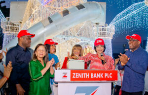 Zenith Bank ushers in yuletide season, lights up Ajose Adeogun Street Zenith Bank