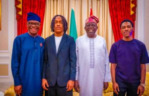 Christmas homage: Wike, sons visit Tinubu in Lagos Wike, sons, Tinubu