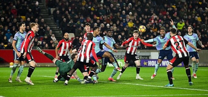 Arsenal vs Brentford in EPL Arsenal