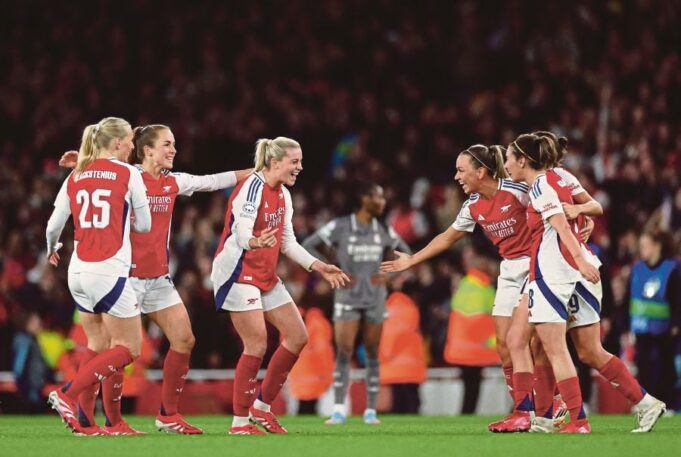 Arsenal vs Real Madrid in women's Champions League Arsenal