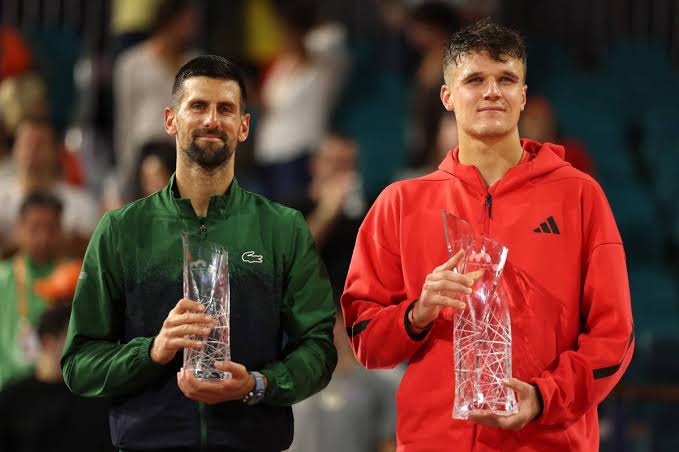 19-year-old Mensik shocks Djokovic to win Miami Open Mensik