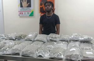 NDLEA intercepts Ghanaian with drugs at Lagos airport, arrests 75-year-old man in Abia NDLEA