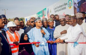Uba Sani breaks 20-year jinx, commissions road In Kagarko