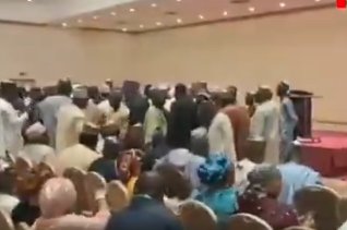 Delegates disrupt Atiku coalition meeting in Abuja Delegates