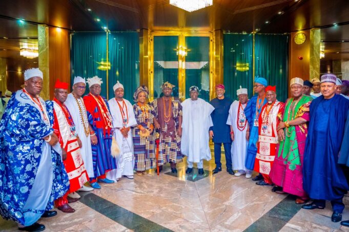 Tinubu and Alaafin Tinubu