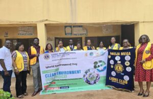 Abuja mega Lions Club, NES mark world environment day with tree planting