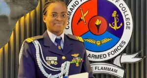 Nigeria’s first female fighter pilot wins top military honours in Ghana