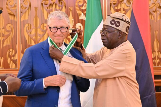 Tinubu confers national honour on Bill Gates Bill Gates