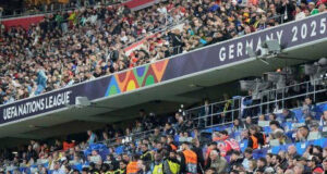 Fan dies after falling from stands at Nations League final Fan