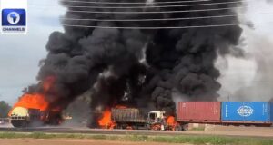 Gridlock as petrol tanker explodes on Lagos-Ibadan expressway Expressway