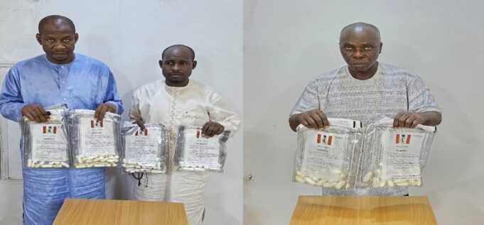 NDLEA nabs 2 Saudi-bound pilgrims and businessman for ingesting 155 wraps of cocaine Pilgrims