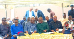 PHOTOS: Wike, Fubara make public appearance after Tinubu brokered peace Fubara