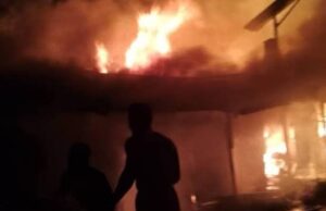 Power line collapse sparks fire near Kwara Assembly