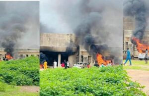 Youths burn NDLEA office, invade emir’s palace in Kwara