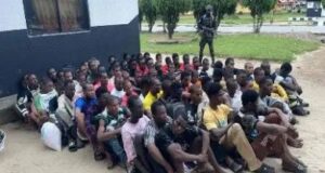 Police arrest 184 suspected internet fraudsters, terrorism financiers in Delta Troops