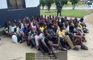 Police arrest 184 suspected internet fraudsters, terrorism financiers in Delta Troops