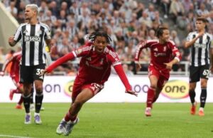 16-year-old Ngumoha scores winning goal as Liverpool defeat 10-man Newcastle Ngumoha