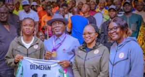 Aiyedatiwa gifts Super Falcons defender, crew N60m, house