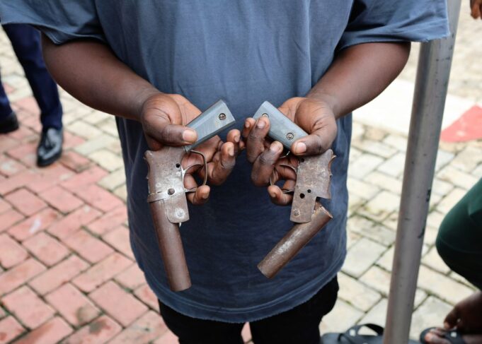 EFCC arrests 55 internet fraudsters, recovers guns in Ogun Internet fraudsters