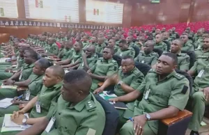 260 army officers undergo senior staff course entry exam