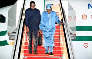 Tinubu returns to Abuja after 10-day visit to Lagos Tinubu