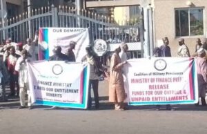 Retired soldiers protest over unpaid entitlements