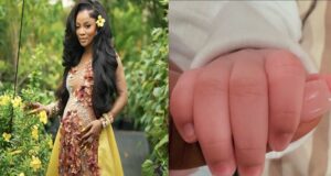 ‘I’m a mommy’: Toke Makinwa welcomes baby girl Makinwa