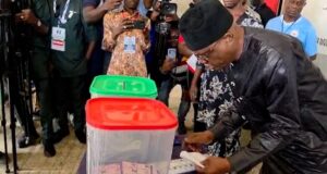 VIDEO: Wike votes in Rivers LG election Wike