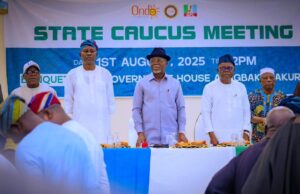 2027: Aiyedatiwa unveils campaign platform for Tinubu in Ondo Aiyedatiwa