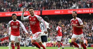 Zubimendi nets brace as Arsenal thrash Nottingham Forest at Emirates Zubimendi