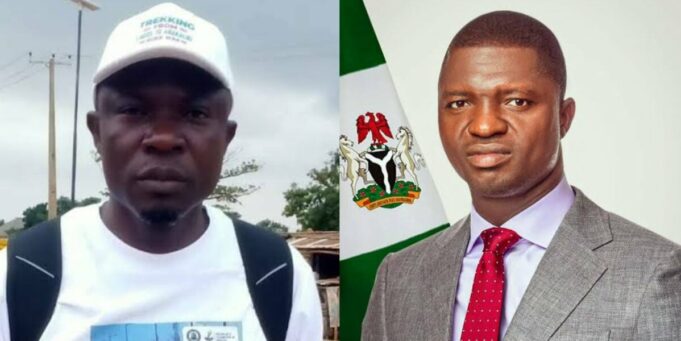 Governor gifts man N10m for trekking from Lagos to Ebonyi Governor