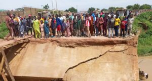 Kano residents stranded as bridge collapses after heavy rainfall