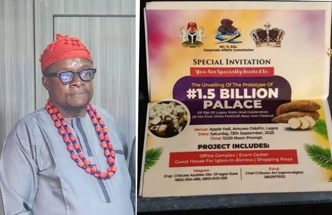 Police arrest ‘Obi Of Lagos’, foil N1.5bn palace unveiling plot Police