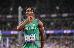 World Athletics Championships: Ajayi makes history, qualifies for 100m final Ajayi