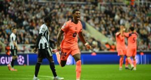 UCL: Rashford brace earns Barcelona win over Newcastle as Man City beat Napoli Rashford
