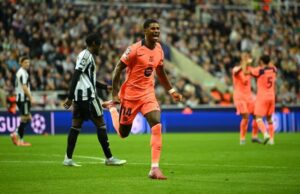 UCL: Rashford brace earns Barcelona win over Newcastle as Man City beat Napoli Rashford