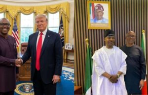 ‘They’re fake’: Obi debunks viral pictures with Trump, MC Oluomo Obi