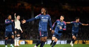 Eze nets first goal as Arsenal join Man City in Carabao Cup last 16 Eze