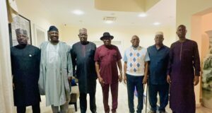 Jonathan visits David Mark after ADC caucus meeting Jonathan