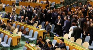 Delegates walk out as Netanyahu addresses UNGA Netanyahu