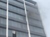VIDEO: Fire guts bank branch in Lagos Bank