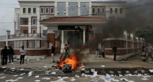 EX-Nepal PM’s wife killed as protesters set politicians’ homes ablaze Wife