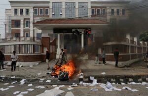 EX-Nepal PM’s wife killed as protesters set politicians’ homes ablaze Wife
