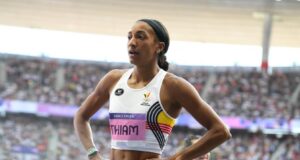 Olympic champion Nafissatou Thiam withdraws from world race Thiam