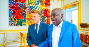 PHOTOS: Macron hosts Tinubu in Paris Macron